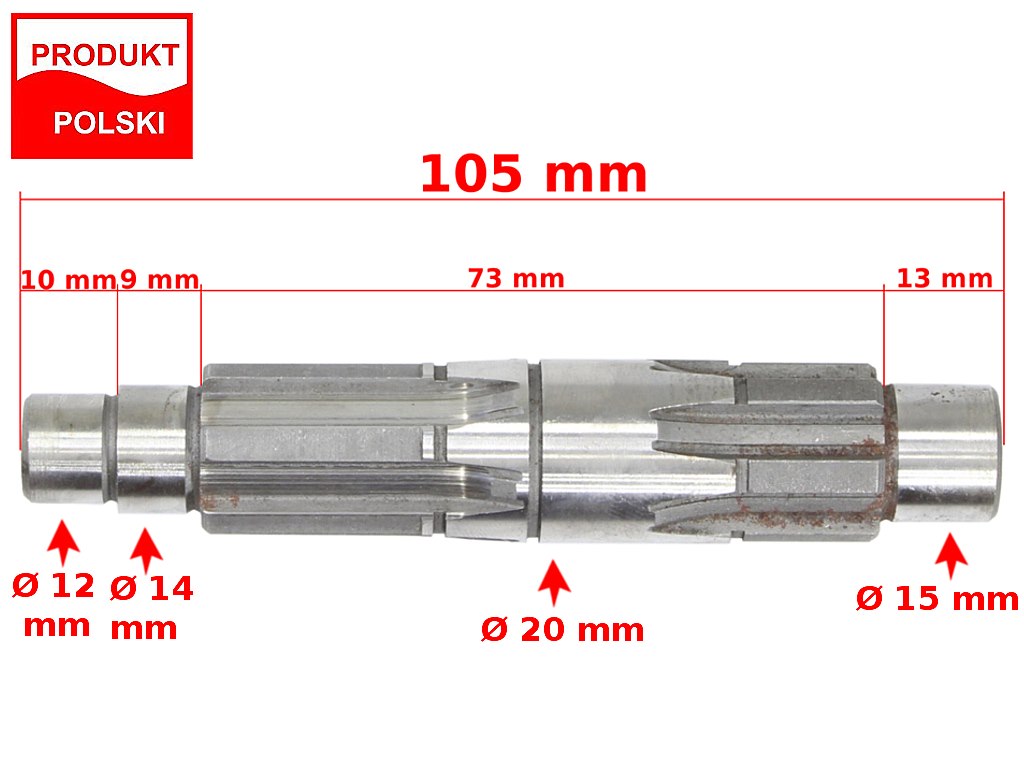 WAŁEK POŚREDNI MZ ETZ125 ETZ150 W