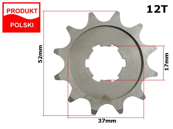 ZĘBATKA PRZÓD WSK 125 12z W