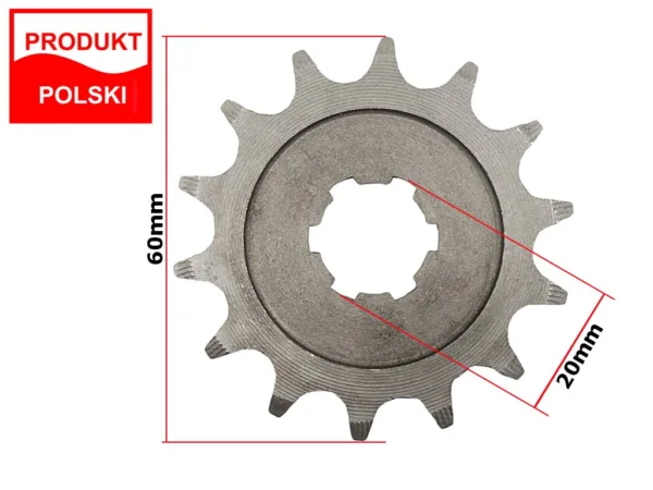 ZĘBATKA PRZÓD WSK 125 14z W
