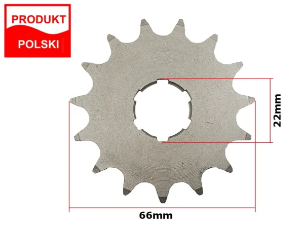 ZĘBATKA PRZÓD WSK 175 15z W