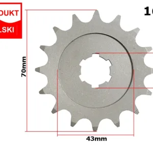 ZĘBATKA PRZÓD MZ ETZ 150 16z W