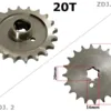 ZĘBATKA PRZÓD MZ ETZ 250 20z W