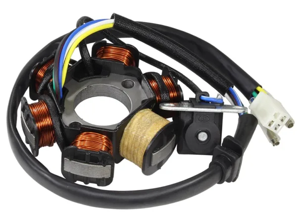 APARAT ZAPŁONOWY STATOR GY6-50 1 CEWKA ZAPŁONOWA JT