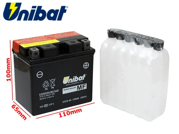 AKUMULATOR UNIBAT CTZ7S-BS P+ 6Ah YTZ7S-BS