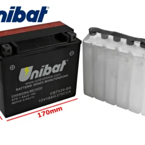 AKUMULATOR UNIBAT CBTX20-BS L+ 18Ah YTX20-BS