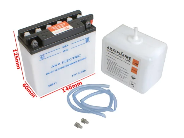 AKUMULATOR AKA ELECTRIC 12N5.5-3B 5.5Ah DE