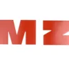 NAKLEJKA MZ LITERKA CZERWONA DL