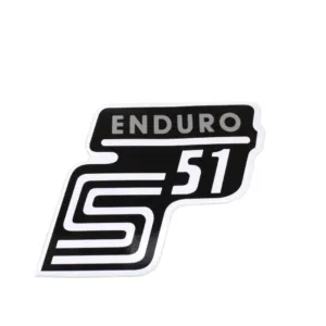 NAKLEJKA SIMSON S51 ENDURO SREBRNA