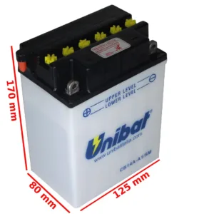 AKUMULATOR UNIBAT CB14A-A1 L+