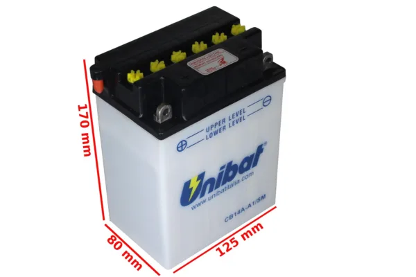 AKUMULATOR UNIBAT CB14A-A1 L+