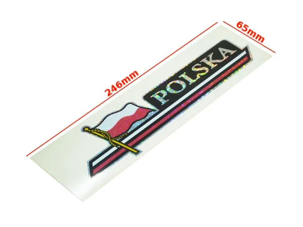 NAKLEJKA PL POLSKA KAT-I