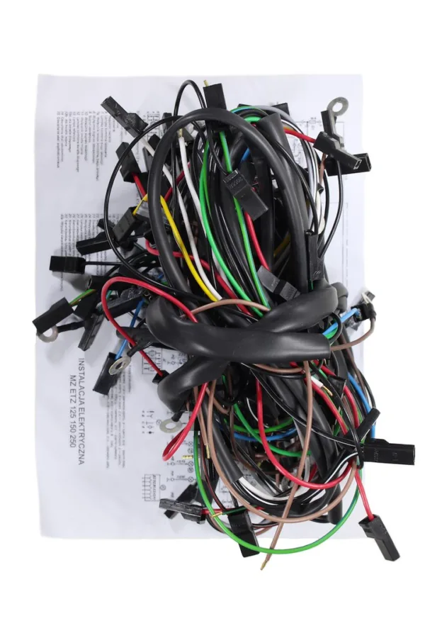 INSTALACJA ELEKTRYCZNA MZ ETZ 150 250 251 CZARNA ML