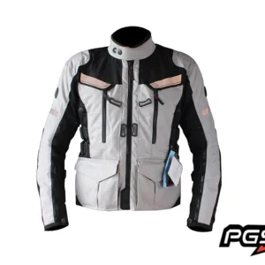 KURTKA TEKSTYLNA PGS REVITI CZARNO SZARA 4XL