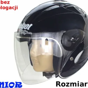 KASK SAFEBET HF-226 BLACK MAŁY  M (BRAK ECE)