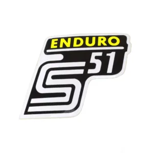NAKLEJKA SIMSON S51 ENDURO ŻÓŁTA