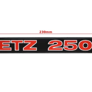 NAKLEJKA MZ ETZ 250 CZERWONA KAT-E