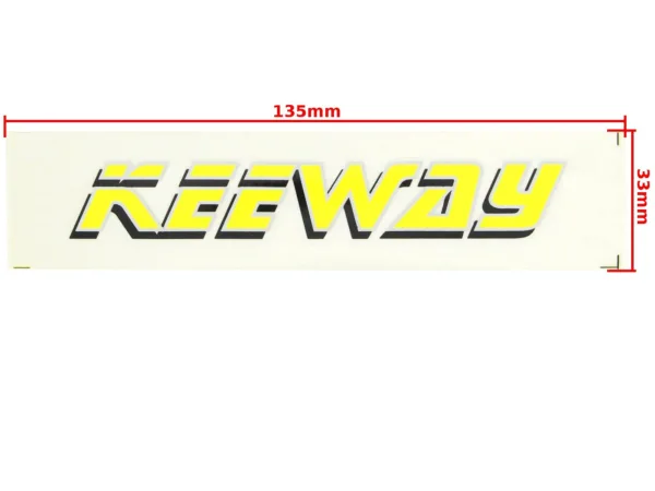 NAKLEJKA KEEWAY ŻÓŁTA 0940 KAT. E