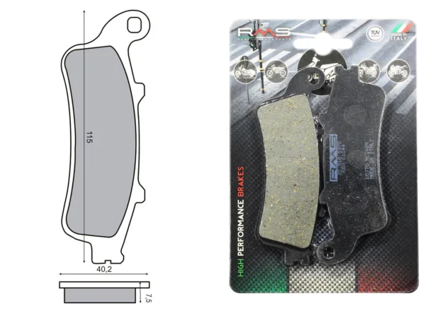 KLOCKI HAMULCOWE PRZÓD HONDA ST 1100 PAN EUROPEAN RMS