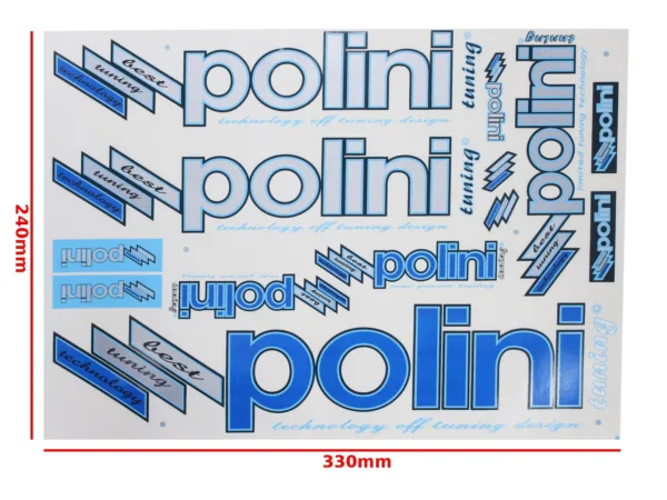 NAKLEJKA POLINI ZESTAW NIEBIESKI KAT-P