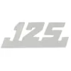 EMBLEMAT ZNACZEK BOCZKA WSK 125 BIAŁY