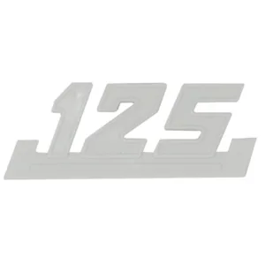 EMBLEMAT ZNACZEK BOCZKA WSK 125 BIAŁY