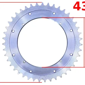ZĘBATKA TYŁ WSK 125 43z STARY TYP ML