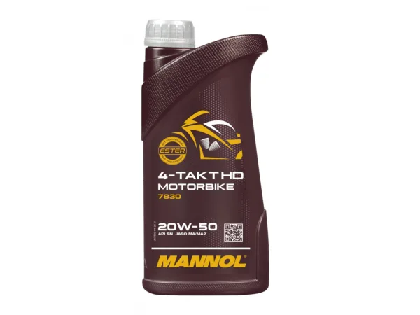 OLEJ MANNOL 4-TAKT MOTORBIKE HD 20W50 1L 7830