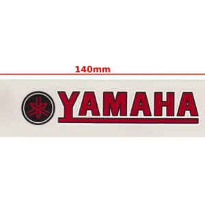 NAKLEJKA YAMAHA CZERWONA KAT-E
