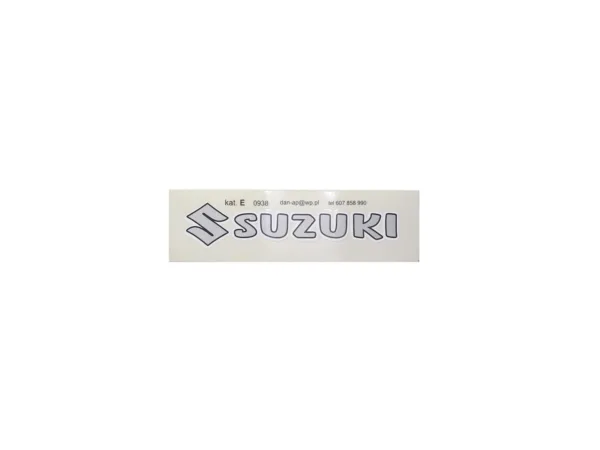 NAKLEJKA SUZUKI SZARA KAT-E