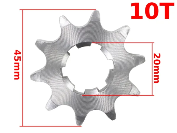 ZĘBATKA PRZÓD WSK 125 10z ML