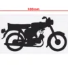 NAKLEJKA SIMSON S51 MOTOR CZARNA