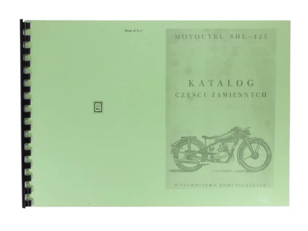 KATALOG CZĘŚCI ZAMIENNYCH SHL 125