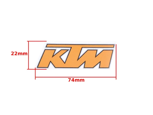 NAKLEJKA KTM POMARAŃCZOWA MAŁA