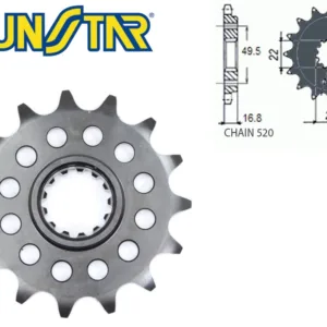 ZĘBATKA PRZÓD SUNSTAR SUNF397-15