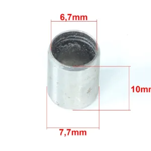TULEJKA METALOWA 7,7x6,7x10mm