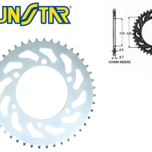 ZĘBATKA TYŁ SUNSTAR STALOWA SUNR1-5474-44