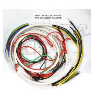 INSTALACJA ELEKTRYCZNA WFM M06 LICZNIK LAMPA BIAŁA