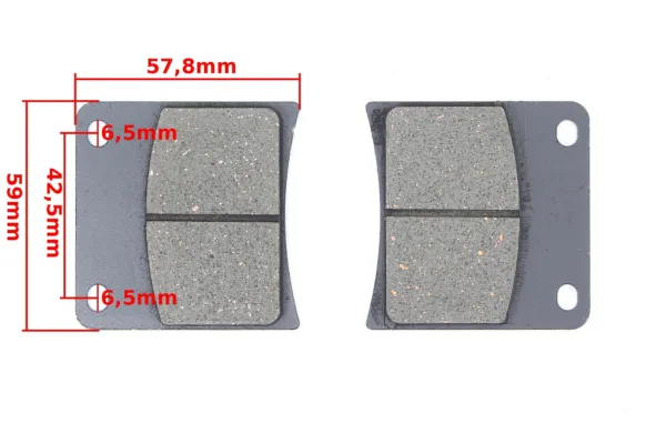 KLOCKI HAMULCOWE SUZUKI GSX 250R GSXR 250 GSX 400 FM