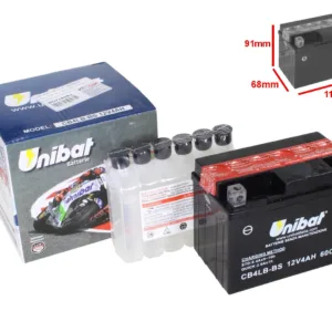 AKUMULATOR UNIBAT CB4LB-BS P+ 4Ah