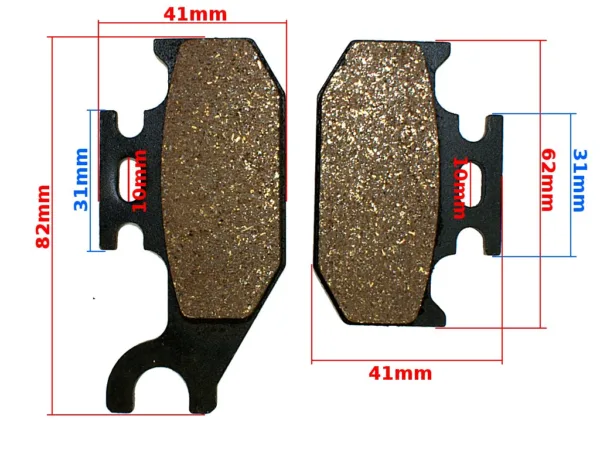 KLOCKI HAMULCOWE SUZUKI LT-A 400/LT-A 450/LT-A500 LC FM