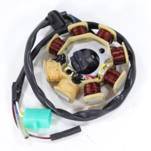 APARAT ZAPŁONOWY STATOR ATV MOTOROWER 8 CEWEK SILNIK POZIOMY Z OZNACZENIEM 139FMB, 147FMD, 152FMH, 154FMI WYSTĘPUJĄCY W ATV CHIŃSKIE QUADY, MOTOROWERY STREET, CROSS, CZOPER