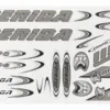 ROWER NAKLEJKA MERIDA SZARA 330x160mm KAT-KR4
