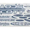 ROWER NAKLEJKA SCOTT ADVENTURE SZARA 340x160mm