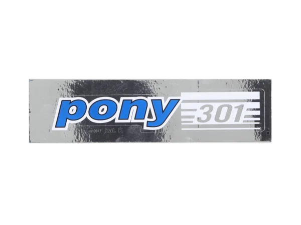 NAKLEJKA ROMET MOTORYNKA PONY NIEBIESKA 301 KAT-K
