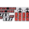 NAKLEJKA MZ ETZ 250 DUŻA CZERWONA KAT-P