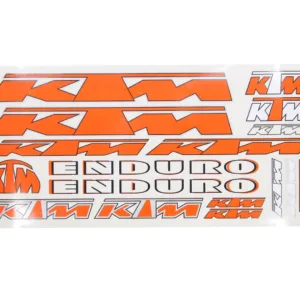 NAKLEJKA KTM POMARAŃCZOWA ENDURO ZESTAW KAT-KR4