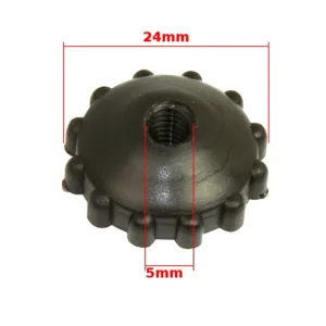 NAKRĘTKA BOCZKA DEKLA WSK 125/175 SHL CZARNA ML