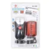 LAMPY ROWEROWE ZESTAW BL-108 CZARNA