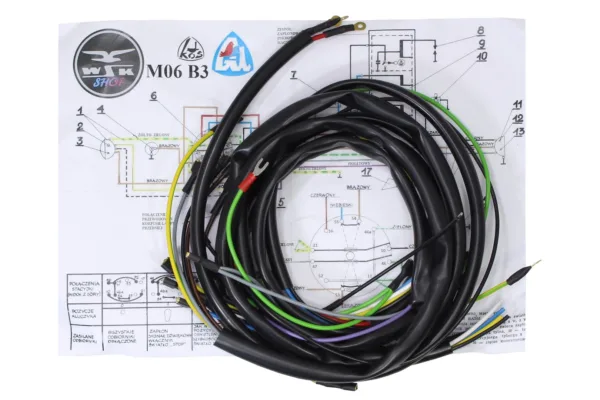 INSTALACJA ELEKTRYCZNA WSK M06B3 125 "KOS" "GIL"