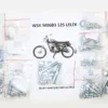 ŚRUBY MOTOCYKLA (BEZ ŚRUB SILNIKA) WSK M06B3 125  LELEK